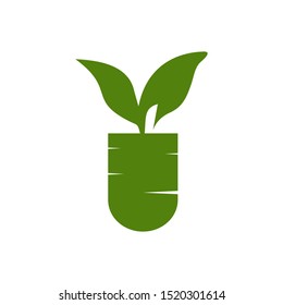 HERBAL NATURE LEAF LOGO DESIGN