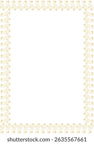Herbal plant healing frame. Vector witchcraft frame for text. Simple template element for design