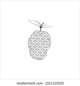 Planta vegetal, plantilla de diseño de vectores de iconos de línea e ilustración con trazo editable