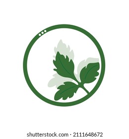 diseño de ilustración de vectores de plantas herbales adecuado para diseñador de iconos de ilustraciones vectoriales