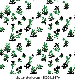 herbal seamless pattern