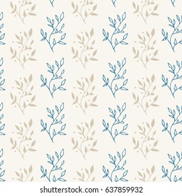Herbal seamless pattern