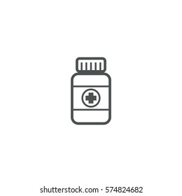 herbal syrup icon. sign design