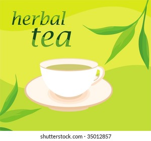 Herbal Tea Stock Vector (Royalty Free) 35012857 | Shutterstock