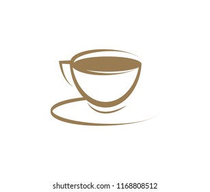 Herbal Tea and coffee vector icon design