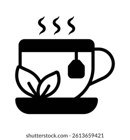 Herbal tea cup for relaxing and rejuvenating spa sessions