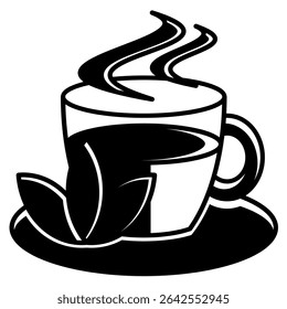 Herbal Tea icon represented by Herbal Tea Black Filled style.