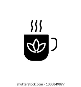 

Herbal Tea Icon In Vector. Logotype