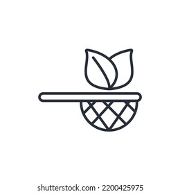 herbal tea icons  symbol vector elements for infographic web