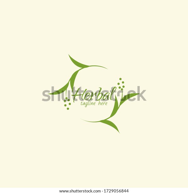 Herbal Tea Logo Vector Graphic Tea Stock Vector (Royalty Free) 1729056844