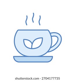 Icono de Vector de té de hierbas Ilustración de stock