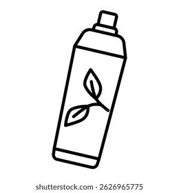 Kräuterzahnpasta-Symbol, flaches Piktogramm-Symbol für ui oder ux mobile App, Vektorgrafik-Logo-Symbol-Design, einzeln auf Weiß