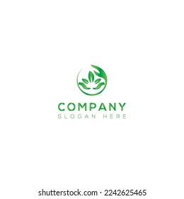 Herbal vector art logo design