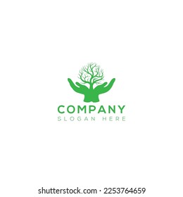 Herbal vector art logo design