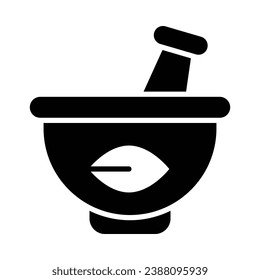 Herbal Vector Glyph Icon For Personal And Commercial Use.
