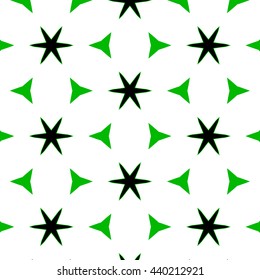 Herbal vivid abstract pattern with cheerful flowers. Spring freshness.