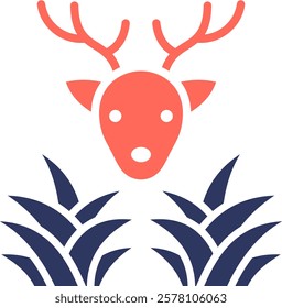 Herbivore Icon Element For Design