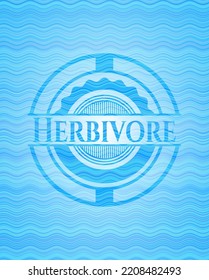 Herbivore water emblem background. Vector Illustration. Detailed. 