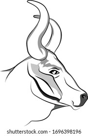 Herbivorous Animal, Digital drawing, Iconic Logo