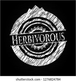 Herbivorous Chalkboard Texture Stock Vector (Royalty Free) 1276824784