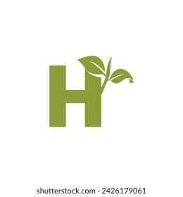 Herbs drink logo. Organic Drink Cup Logo Design Template