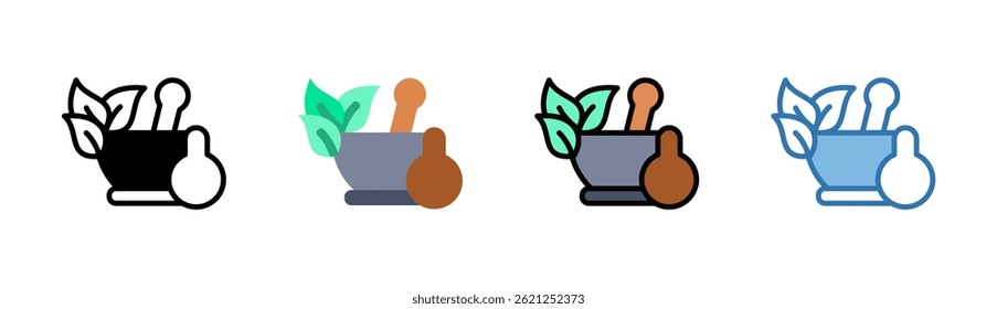 Elemento del icono de las hierbas para el diseño