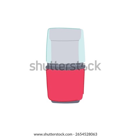 herbs spice grinder cartoon. pepper coffee, stainless steel, ceramic blade herbs spice grinder sign. isolated symbol vector illustration