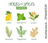 Herbs and spices collection 2. For essential oils, ayurvedic medicine
