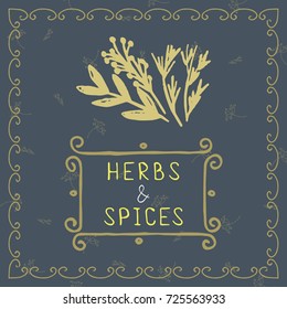 Herbs and Spices illustration