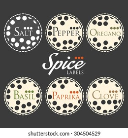 Herbs Spices Labels