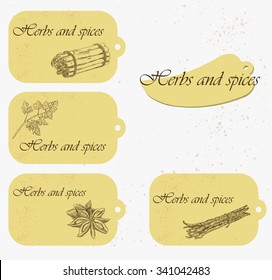 herbs and spices labels