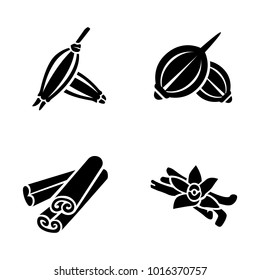 Herbs & Spices vector icons