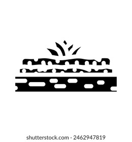 herbs urban gardening glyph icon vector. herbs urban gardening sign. isolated symbol illustration