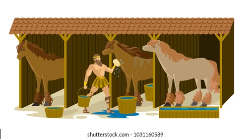 hercules cleaning the augean stables