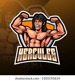 Hercules esport mascot logo design