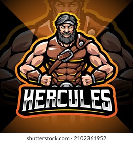 Hercules esport mascot logo design