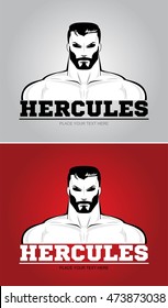 Hercules. Muscular man.
