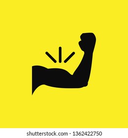 Hercules power icon vector