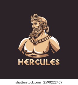 Hercules vector logo design template