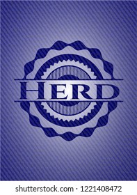 Herd denim background