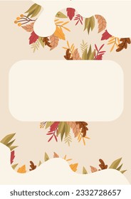 Here is a Autum style template that can be used for designing backgrounds (text can be added) or other needs and can be put to good use. Enjoy