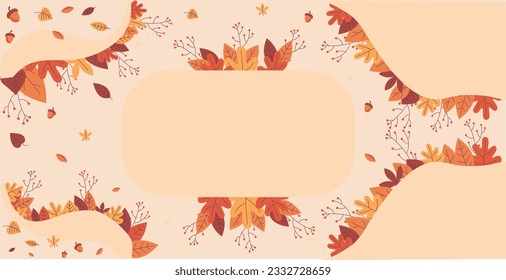 Here is a Autum style template that can be used for designing backgrounds (text can be added) or other needs and can be put to good use. Enjoy