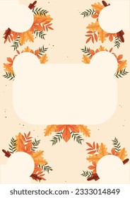 Here is a Autum style template that can be used for designing backgrounds (text can be added) or other needs and can be put to good use. Enjoy