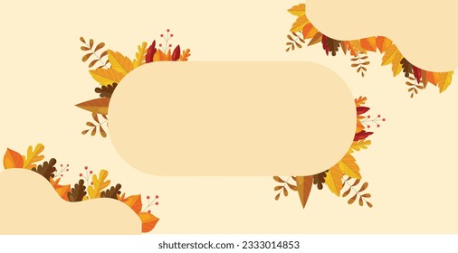 Hier ist eine Vorlage im Autum-Stil, die für die Gestaltung von Hintergründen (Text kann hinzugefügt werden) oder anderen Anforderungen verwendet werden kann und gut genutzt werden kann. Genießen