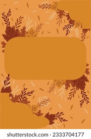 Here is a Autum style template that can be used for designing backgrounds (text can be added) or other needs and can be put to good use. Enjoy
