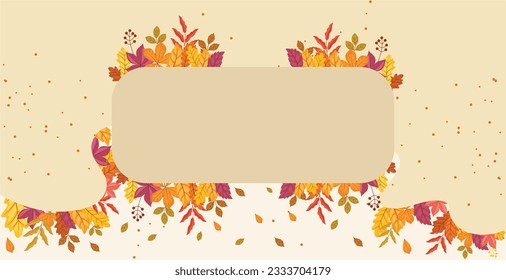 Esta es una plantilla de estilo Autum que se puede usar para diseñar fondos (se puede agregar texto) u otras necesidades y se puede usar bien. Disfrutar