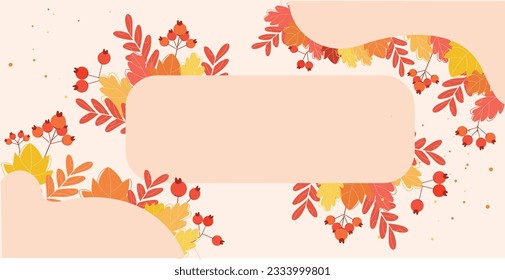Here is a Autum style template that can be used for designing backgrounds (text can be added) or other needs and can be put to good use. Enjoy