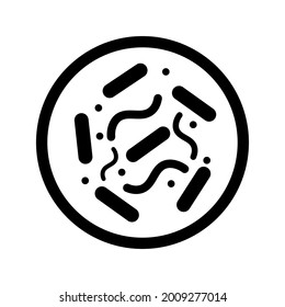 here is a bacterial vector design with a white background