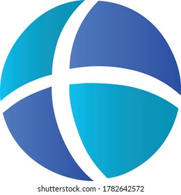 Here is a Classic Icon in this Icon You can see a Ball and on its Surface four Lines are Drawn