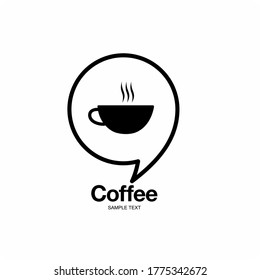 Here, The coffee shop sign , Coffee logo